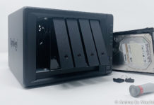 NAS Synolgy DS1019+ baies et disques